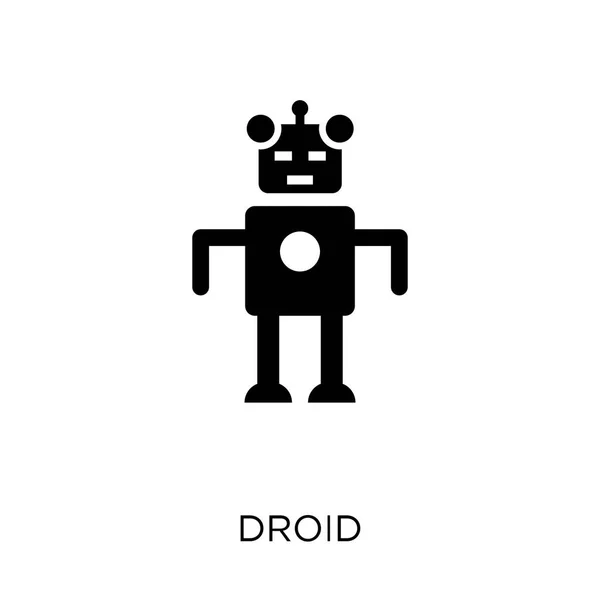 Ícone Dróide Desenho Símbolos Droid Coleção Science Ilustração Vetorial Elemento —  Vetores de Stock