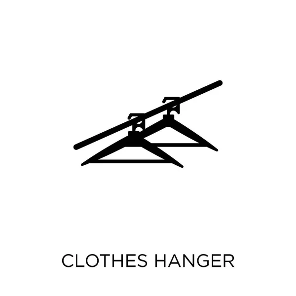 Kleding Hanger Pictogram Kleding Hanger Symbool Ontwerp Uit Sew Collectie — Stockvector