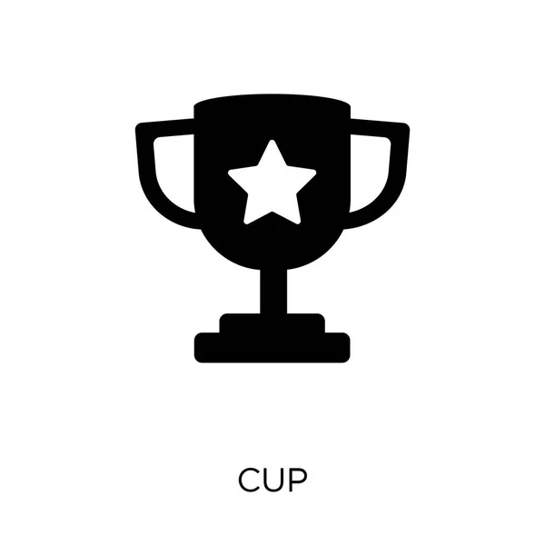 Icono Copa Diseño Símbolo Copa Colección Success Ilustración Simple Del — Archivo Imágenes Vectoriales