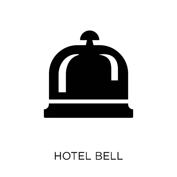 Hotelklingelzeichen Hotelglocken Design Aus Der Sommerkollektion Einfache Elementvektorabbildung Auf Weißem — Stockvektor