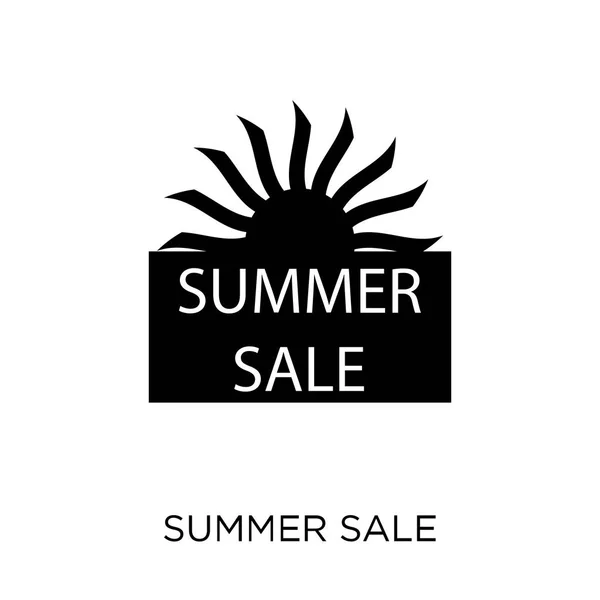 Summer Sale Icon Summer Sale Symbol Design Summer Collection Simple — Stock Vector