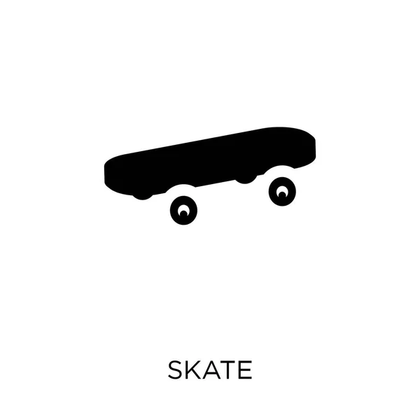 Skate Ikonen Skate Symbol Design Från Sommarkollektionen Enkelt Element Vektorillustration — Stock vektor