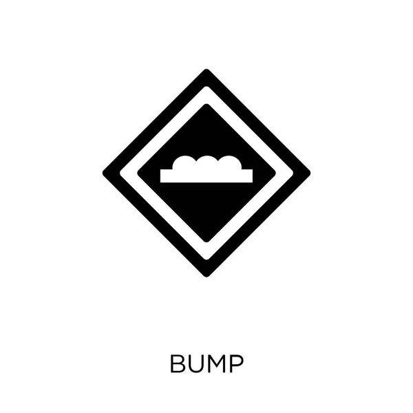 Bump Ikona Podepsat Bump Znaménko Symbol Designu Kolekce Dopravní Značení — Stockový vektor