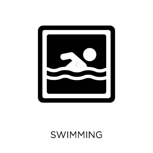 Swimming Sign Icon Swimming Sign Symbol Design Traffic Signs Collection — Stock Vector