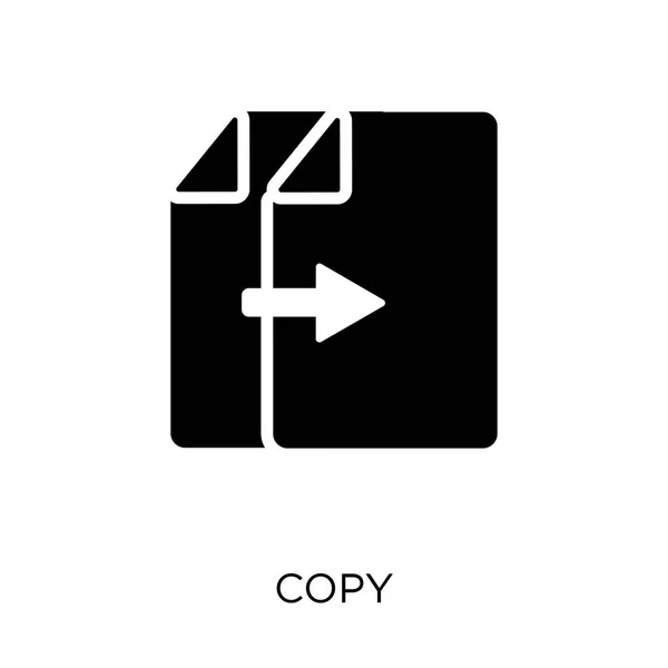 Ícone Cópia Copie Design Símbolo Coleção Navegação Web Ilustração Vetorial — Vetor de Stock