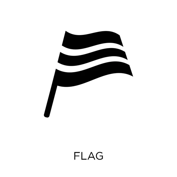 Icono Bandera Diseño Del Símbolo Bandera Colección Navegación Web Ilustración — Archivo Imágenes Vectoriales