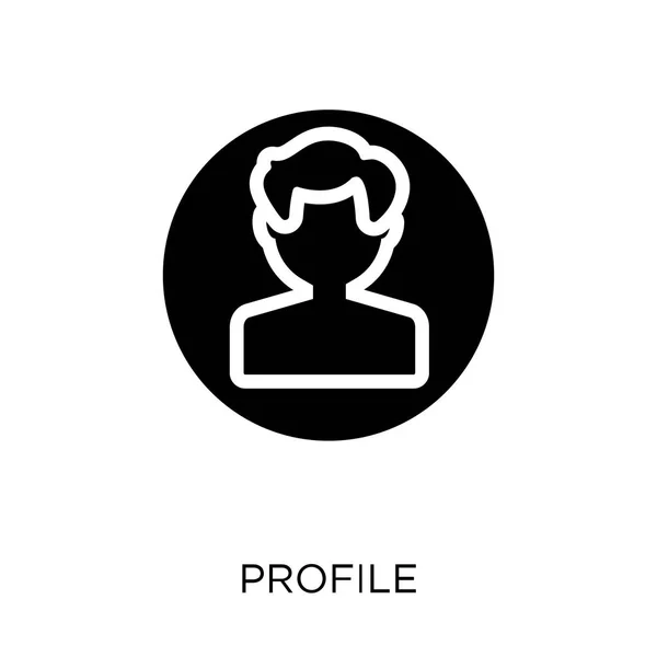 Profile Icon Profile Symbol Design User Interface Collection Simple Element — Stock Vector