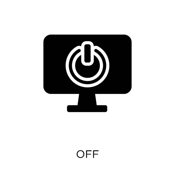 Ícone Desligado Design Símbolo Desligado Coleção Interface Usuário Ilustração Vetorial — Vetor de Stock