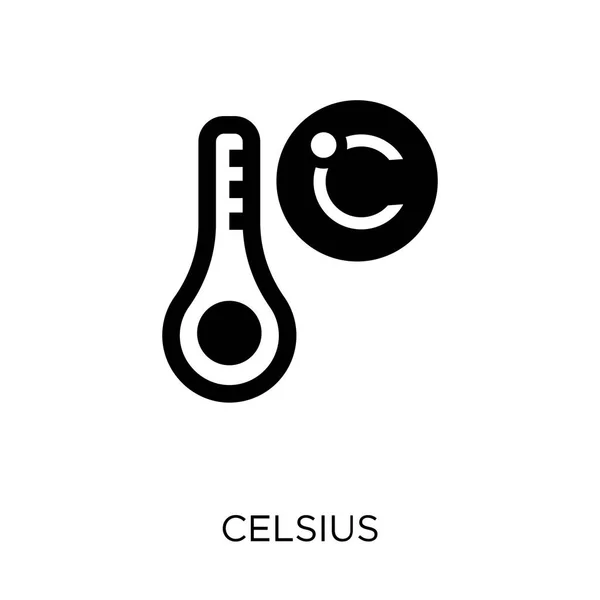 Celsius Ikonen Celsius Symbol Design Från Väder Samling Enkelt Element — Stock vektor