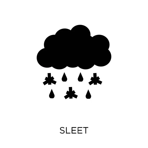 从天气集合的睡眠符号设计 简单的元素向量例证在白色背景 — 图库矢量图片
