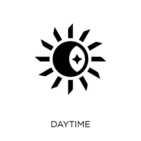 昼間のアイコン 天気コレクションから昼間のシンボル デザイン 白い背景の上の単純な要素ベクトル図 — ストックベクタ