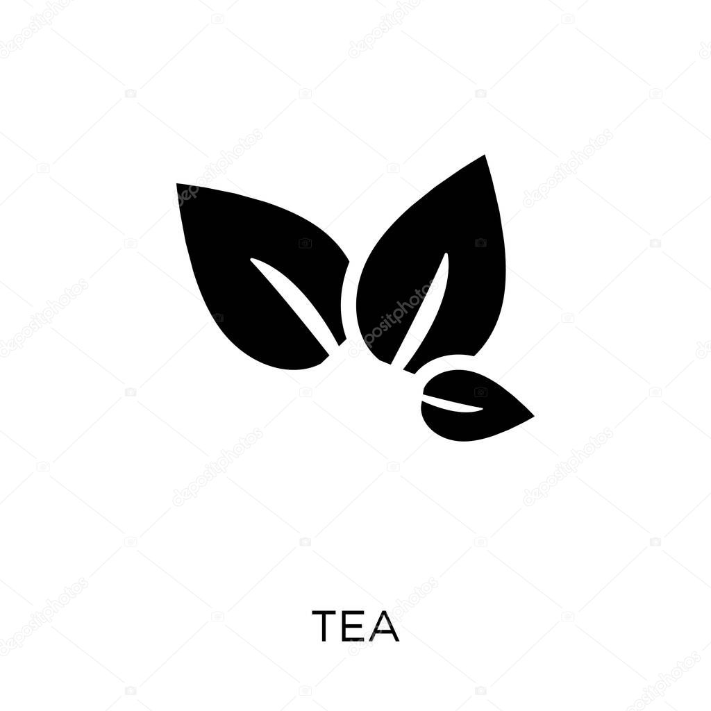 Green tea icon. Green tea symbol design from Nature collection. Simple element vector illustration on white background.