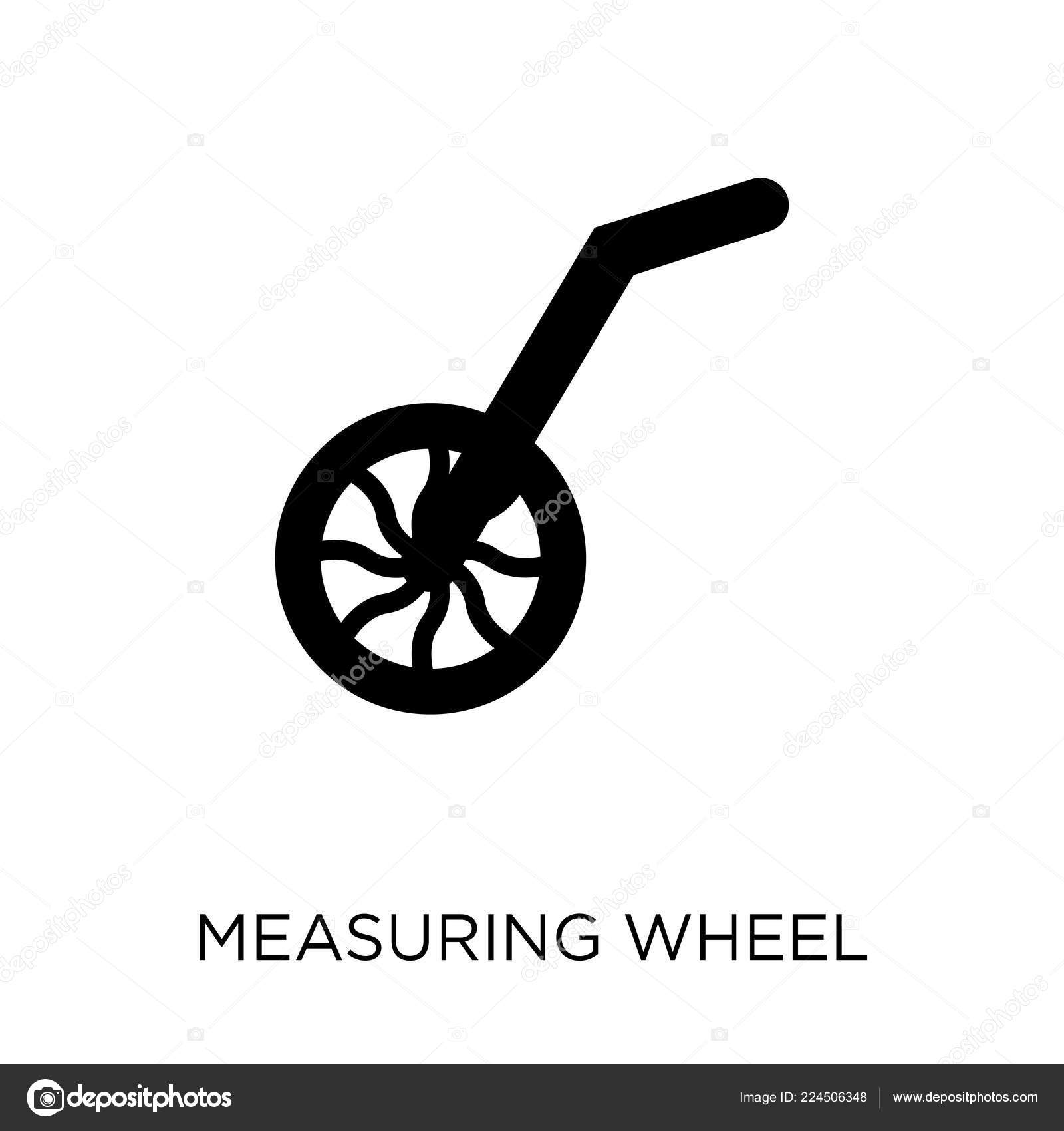 Measuring Wheel Icon Measuring Wheel Symbol Design Construction
