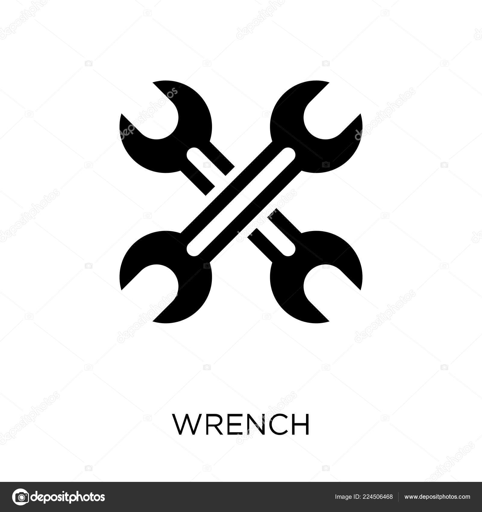 Icono Llave Inglesa Diseño Símbolo Llave Inglesa Colección Construction  Ilustración Vector de stock #224506468 de ©CoolVectorStock, image size:1600x1700