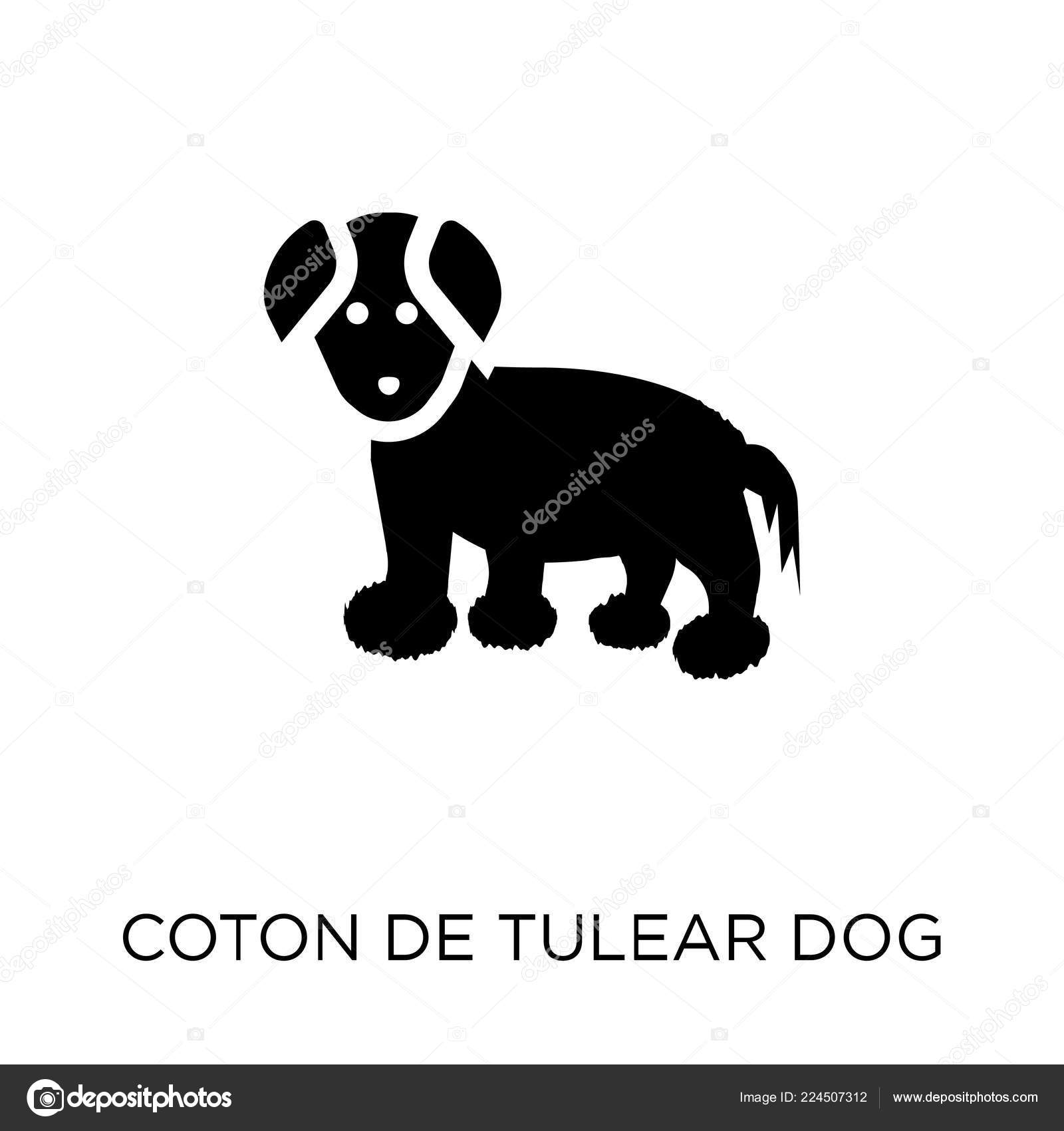 库顿德图拉雷狗图标科恩德图拉利狗符号设计从狗收藏简单的元素向量例证在白色背景图库矢量图©CoolVectorStock 224507312
