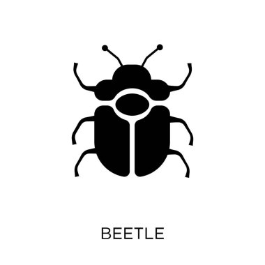 Böceği simgesi. Böceği sembolü tasarım hayvanlar koleksiyonundan. Basit öğe vektör çizim beyaz arka plan üzerinde.
