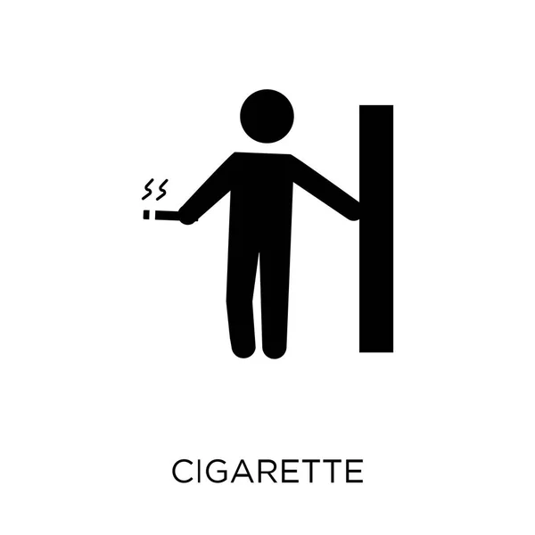 Icône Cigarette Modèle Symbole Cigarette Collection Activité Loisirs Illustration Vectorielle — Image vectorielle