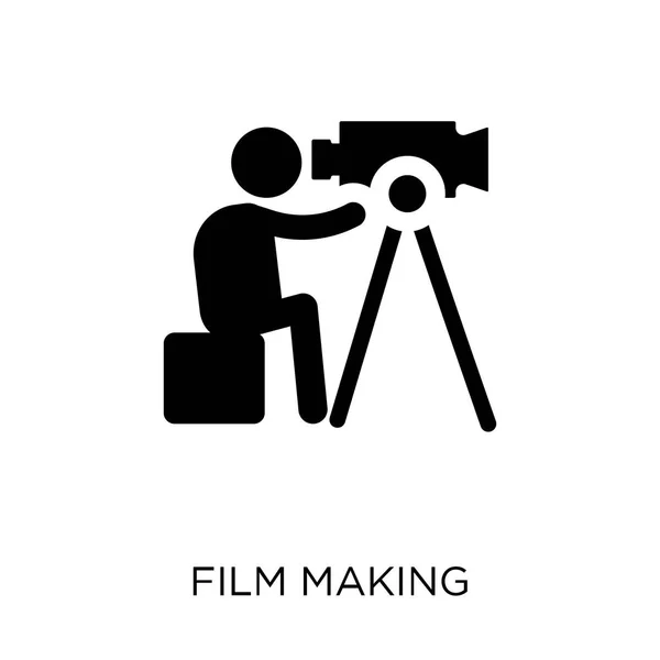 Icono Para Hacer Películas Diseño Símbolo Fabricación Películas Colección Activity — Archivo Imágenes Vectoriales