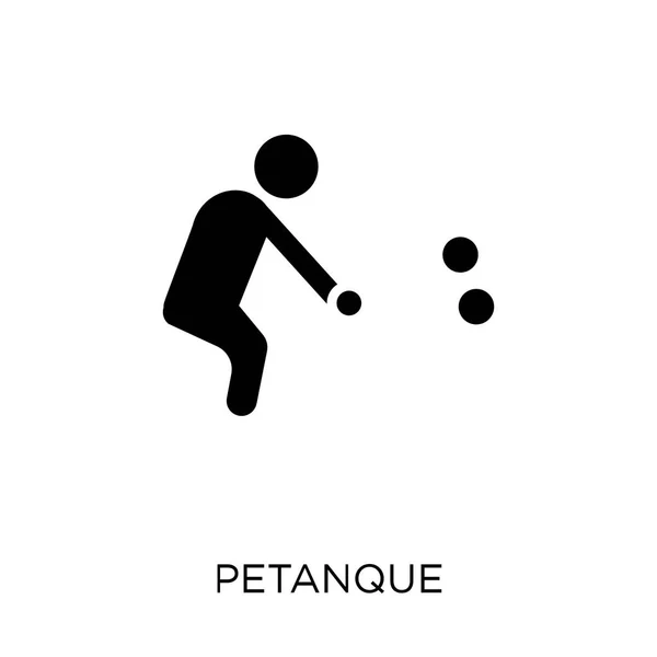 Petanque Ikone Pétanque Symbole Aus Der Aktivitäts Und Hobbys Sammlung — Stockvektor