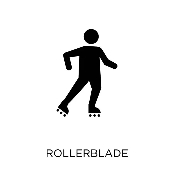 Icône Roller Conception Symboles Rollerblade Collection Activité Loisirs Illustration Vectorielle — Image vectorielle