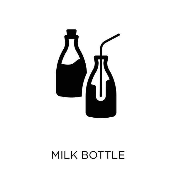 Икона Бутылки Молока Символика Бутылки Молока Коллекции Сельского Хозяйства Сельского — стоковый вектор