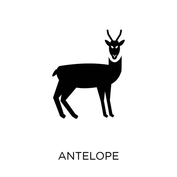 Icono Del Antílope Diseño Del Símbolo Del Antílope Colección Animals — Vector de stock