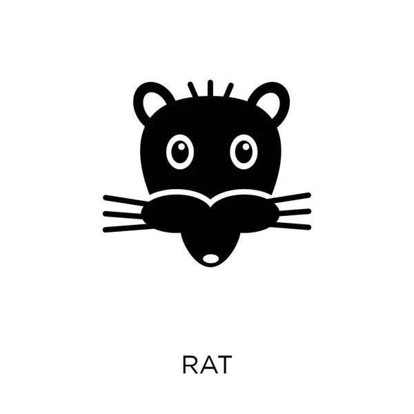 Ícone Rato Desenho Símbolo Rato Coleção Animais Ilustração Vetorial Elemento — Vetor de Stock