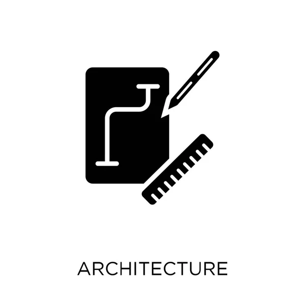 Architektur Ikone Architektur Symboldesign Aus Der Architektursammlung Einfache Elementvektorabbildung Auf — Stockvektor