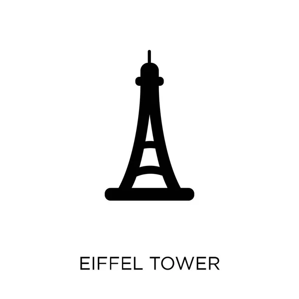 Icono Torre Eiffel Diseño Símbolo Torre Eiffel Colección Architecture Ilustración — Archivo Imágenes Vectoriales