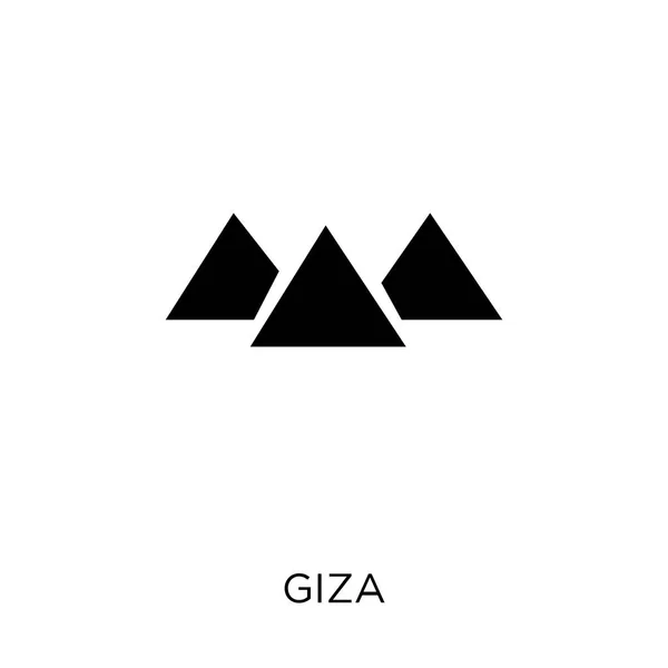 Giza Pictogram Giza Symbool Ontwerp Uit Het Platform Collectie Eenvoudig — Stockvector