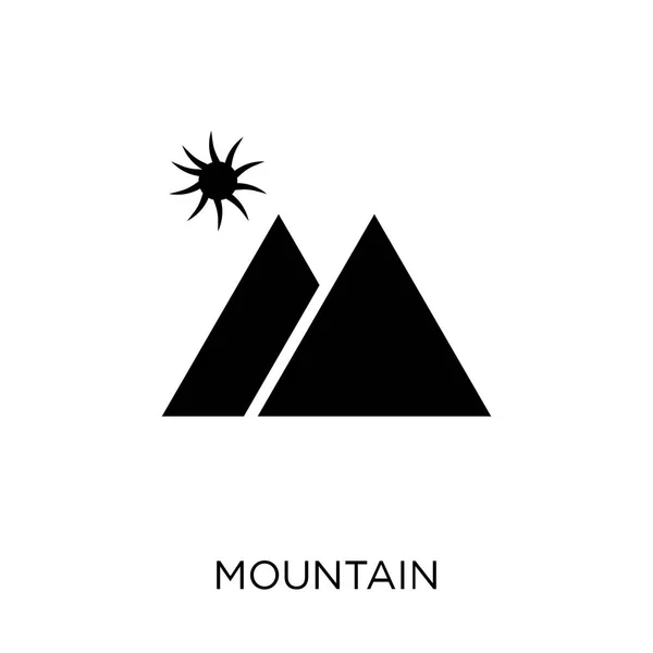 Mountain icon. Mountain symbol design from Travel collection. Simple element vector illustration on white background.