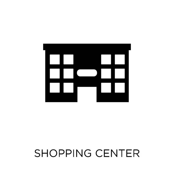 Shopping Center Icon Shopping Center Symbol Design Architecture Collection Simple — Stock Vector