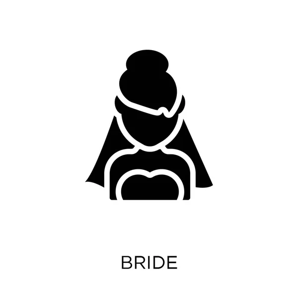 Ícone Noiva Design Símbolo Noiva Casamento Coleção Amor Ilustração Vetorial —  Vetores de Stock