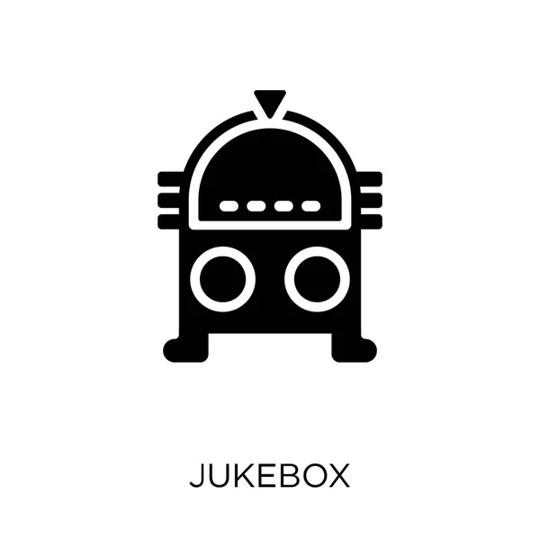 Csehó Ikon Jukebox Szimbólum Design Születésnap Fél Gyűjteményből Egyszerű Elem — Stock Vector