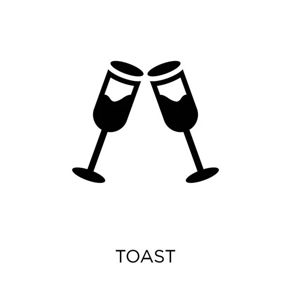 Toast Symbol Toast Symboldesign Aus Der Hochzeits Und Liebes Kollektion — Stockvektor