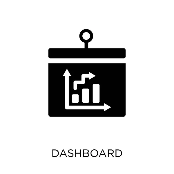 Dashboard Icon Dashboard Symbol Design Analytics Collection Simple Element Vector — Stock Vector