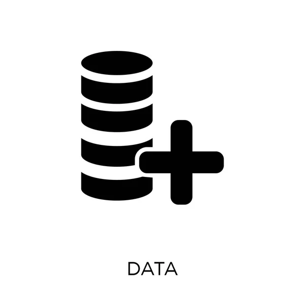 Datensymbol Design Von Datensymbolen Aus Der Analyse Sammlung Einfache Elementvektorabbildung — Stockvektor