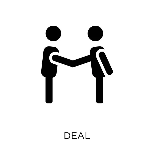 Icône Deal Design Symboles Deal Collection Business Illustration Vectorielle Élément — Image vectorielle