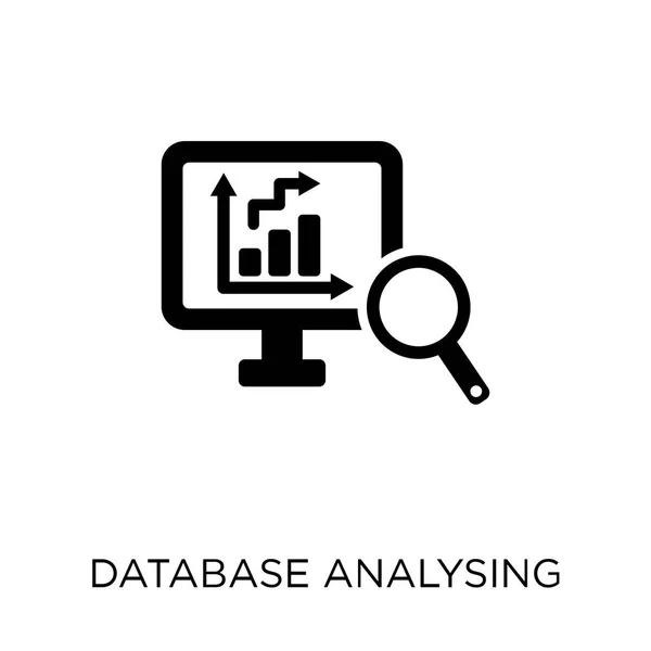 Datenbank Analyse Symbol Datenbank Zur Analyse Des Symboldesigns Aus Der — Stockvektor