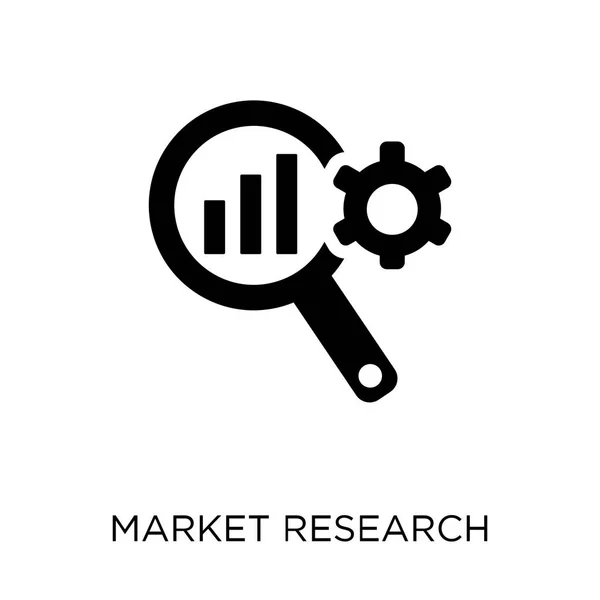 Icono Investigación Mercado Diseño Símbolos Investigación Mercado Colección Analytics Ilustración — Vector de stock