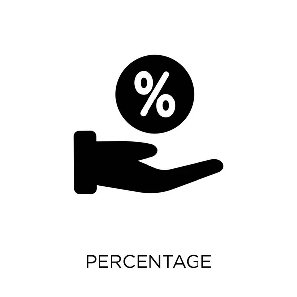 Procentandel Ikonen Procentandel Symbol Design Från Analytics Samling Enkelt Element — Stock vektor