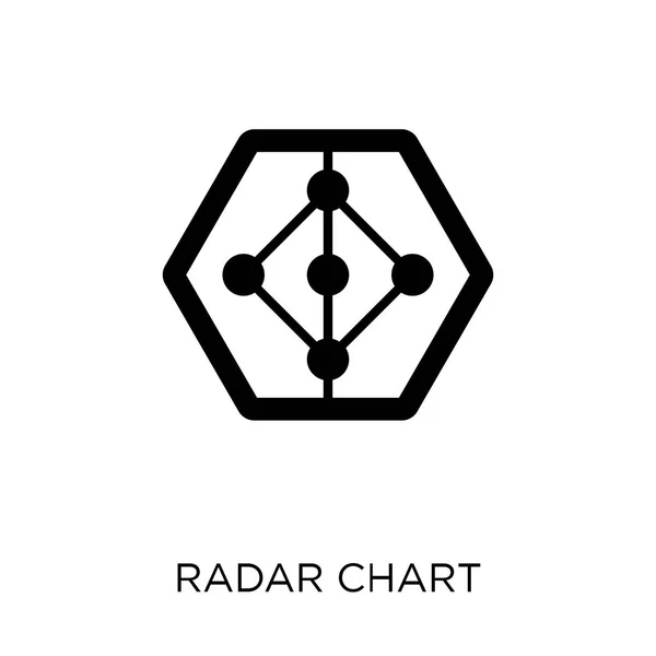 radar chart icon. radar chart symbol design from Analytics collection. Simple element vector illustration on white background.