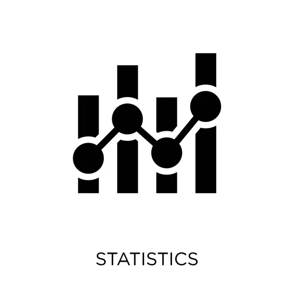 Icono Estadísticas Diseño Símbolos Estadísticos Colección Analytics Ilustración Simple Del — Vector de stock