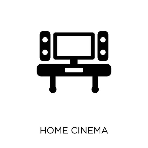 Ícone Home Cinema Home Design Símbolo Cinema Coleção Cinema Ilustração —  Vetores de Stock