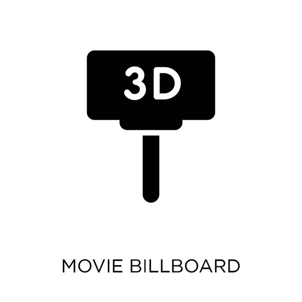 Filmplakat Symbol Filmplakatmotiv Aus Der Kinosammlung Einfache Elementvektorabbildung Auf Weißem — Stockvektor
