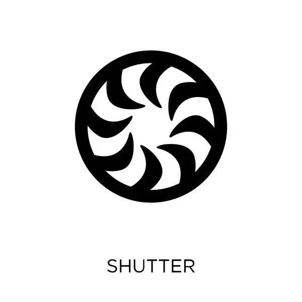 Verschluss Symbol Shutter Symboldesign Aus Der Kinosammlung Einfache Elementvektorabbildung Auf — Stockvektor