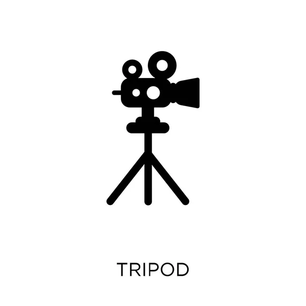 Icono Del Trípode Diseño Símbolo Trípode Colección Cinema Ilustración Simple — Archivo Imágenes Vectoriales