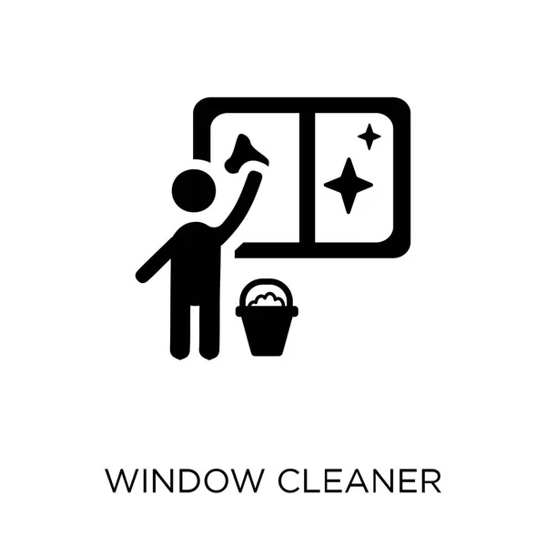 Fensterputzer Symbol Fensterputzer Symboldesign Aus Der Reinigungskollektion Einfache Elementvektorabbildung Auf — Stockvektor