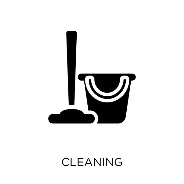 Reinigungsikone Reinigungssymboldesign Aus Der Reinigungskollektion Einfache Elementvektorabbildung Auf Weißem Hintergrund — Stockvektor