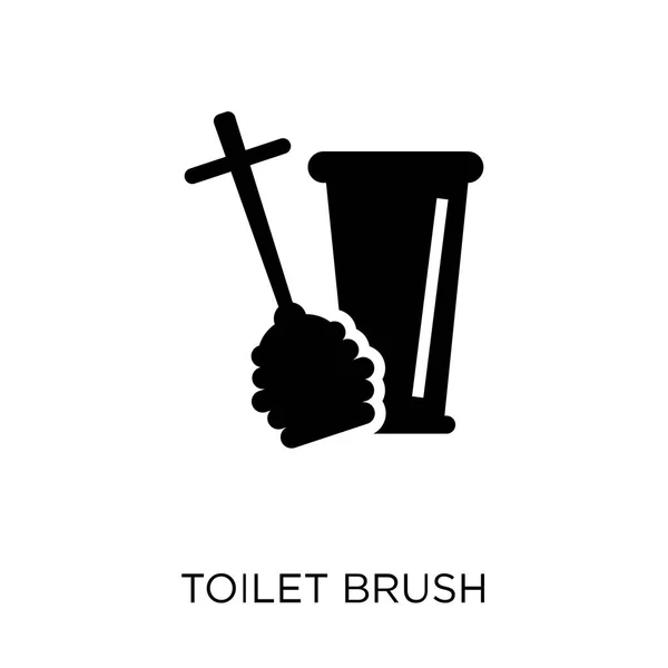 Klobürsten Symbol Toilettenbürste Symboldesign Aus Der Reinigungskollektion Einfache Elementvektorabbildung Auf — Stockvektor